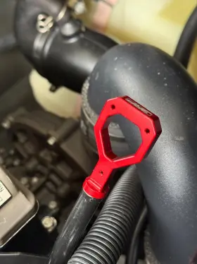3y1845-vc-rd 3rp - Yamaha 1.8l/1.9l Billet Aluminum Engine Oil Dipstick Handle -red