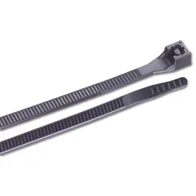199249 Ancor 6 Inch Uv Black Standard Cable Zip Ties - 100 Pack
