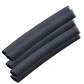 304124 Ancor Adhesive Lined Heat Shrink Tubing Alt -3/8 Inch X 12 -5-pack-black