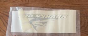 Arctic Cat 0614-510 Nos-genuine Oem Inch Tiger Shark Crest Decal