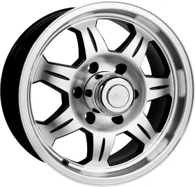 870-24012 Awc 870 Series Aluminum Trailer Wheel - 12x4 5/4.5