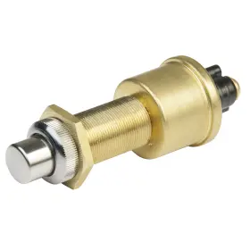 1001504 Bep Marine 2-position Spst Heavy-duty Push Button Switch - Off/ On 35 Amp