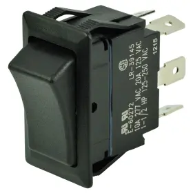 1001712 Bep Marine Dpdt Rocker Switch - 12v/24v On/off/on