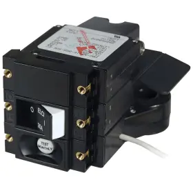 3102100 Blue Sea Systems A-series Elci Main Circuit Breaker - Double Pole 120v Ac 30a Flat