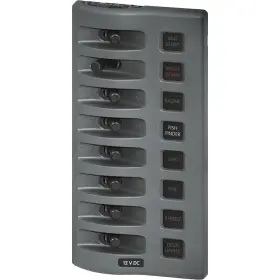 4308 Blue Sea Systems Weatherdeck Water Resistant Fuse Panel - 8 Position Grey