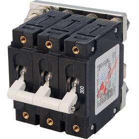 Blue Sea Systems 7271 300a C-series Triple Pole Toggle Dc Circuit Breaker