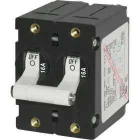 7294 Blue Sea Systems A-series Double Pole Toggle - 16a White