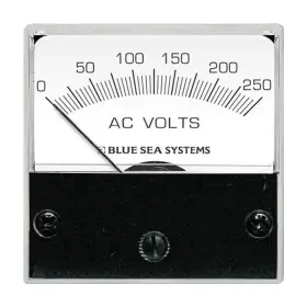 8245 Blue Sea Systems Ac Analog Micro Voltmeter - 2 Inch Face 0-250 Volts