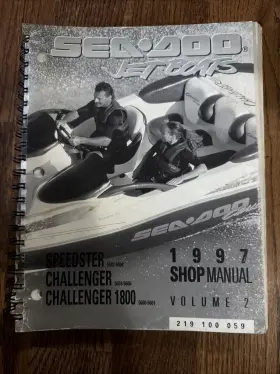 219100059 Bombardier Sea-doo 1997 Speedster Challenger 1800 Service Shop Repair Manual