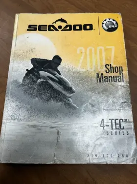 219100258 Bombardier 2007 Oem Sea Doo Gti Gtx Rxp And Rxt Shop Manual Seadoo
