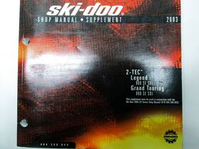 Bombardier 484200044 Oem Ski Doo 2003 Snowmobile Service Manual
