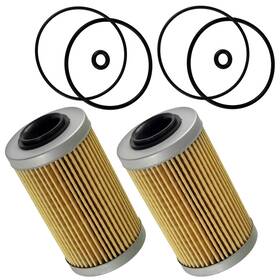 Caltric Fl144 Fl144 2 Oil Filter With O-rings For Sea-doo Wake 155 2008-2016 / Pro 215