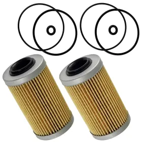 Fl144 Caltric 2 Oil Filter With O-rings For Sea-doo Wake 155 2008-2016 / Pro 215