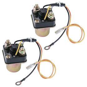 Caltric Re125 Re125 2x Starter Solenoid Relays For Polaris Virage Tx 2001 / Sl900 1996-1997