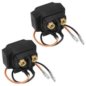 Caltric Re126 Re126 2x Starter Solenoid Relays For Yamaha Vx Waverunner 2007-2011 / 6b6-81940-00-00