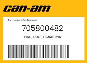 Can-am 705800482 Can-am Genuine Hingedoor Female Lwr -