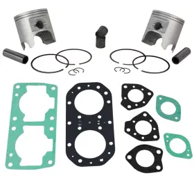 Componentsplus 686696275672 Jet Ski Standard Bore 76mm Rebuild Kit Fits Kawasaki 1989-96 Ts 1986-95 X2 650cc