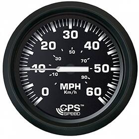 Faria Beede Instruments 32816 Euro Black 4 Inch Speedometer 60mph Gps