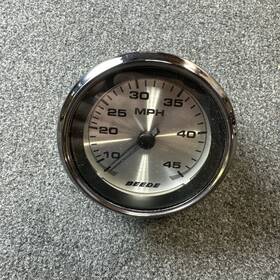 Faria Beede Instruments 944617 3 1/4 Cut Out Speedometer 45 Mph Gauge Chrome Face New