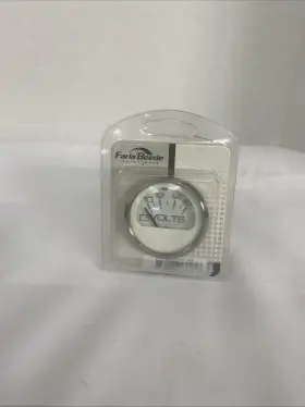 F13805 Faria Chesapeake White Ss 2 Inch Voltmeter 10-16vdc