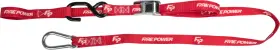 29-13032 Fire Power 1 Inch Tie-down With Soft-tye - Red/pr