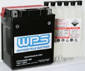 Ctx14-ahl-bs Firepower Fire Power Wps Sealed Battery Yb14l-a2 Ctx14ahl-bs 49-2282