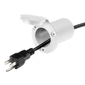 150phw Guest Ac Universal Plug Holder - White