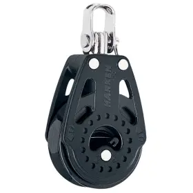 2608 Harken 40mm Carbo Single Ratchet Block With Swivel