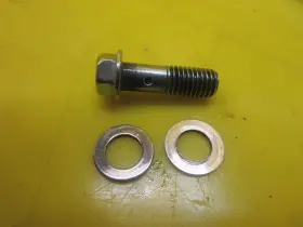 15613-hw1-670 Honda Oem 2002 Aquatrax F12x Turbocharger Oil Feed Banjo Bolt With Washers Assy