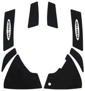 Ht742 Hydro-turf Psa Bk Self Adhesive Custom Padding Kit - Black