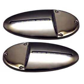 585-0220-7 Innovative Lighting Led Docking Light- Mirrored Stainless Steel-pair