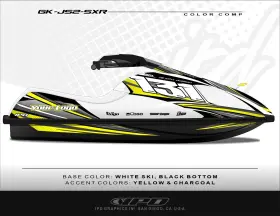 Gk-js2-sxr Ipd Graphics Jet Ski Graphic Kit For Kawasaki 800 Sxr Js2 Design