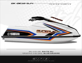 Gk-oe16-sj4 Ipd Graphics Jet Ski Graphic Kit For Yamaha 4-stroke Superjet 2016 Oe Style Design
