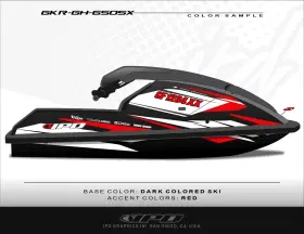 Gkr-gh-650sx Ipd Graphics Kawasaki 650sx Rec Kit Gh Design