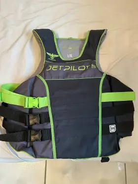 Wjp-21213-bk-lx Jetpilot Jet Pilot Nylon Side Entry Ultimate F-86 Sabre 3 Pfd Black L/xl Wjp21213bklx