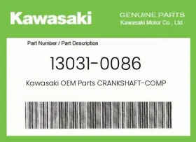 13031-0086 Kawasaki Genuine Crankshaft-comp -