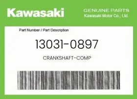 13031-0897 Kawasaki Genuine Crankshaft-comp -