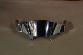 14091-3826 Kawasaki Ultra 300lx 310lx 300 310 Lx Hood Deflector Visor Trim Chrome Meter Rr