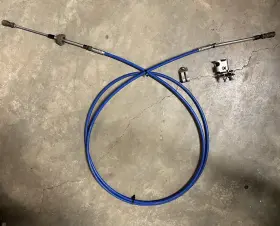 102b172j Kawasaki 4063714 Ts 650 Oem Steering Cable #102b172j With Mounting Brackets