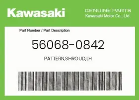 56068-0842 Kawasaki Genuine Pattern Shroud Lh -