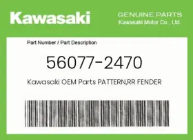56077-2470 Kawasaki Genuine Pattern Rr Fender -