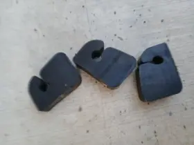 59346-504 Kawasaki Used Js440 Js550 Lot Of 3 Steering Cable Holders Rubber