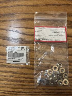 Kawasaki 92015-3709 1986 - 2019 Ultra Stx Sx-r Sts Sx Js X2 Flange Nuts 8mm Oem#
