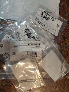 Kawasaki 92039-3775 8 Genuine New Oem Rivets