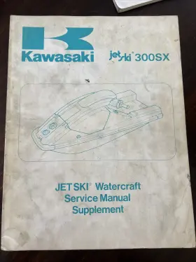 99924-1070-51 Kawasaki Jet Ski 300sx Ali Manuel