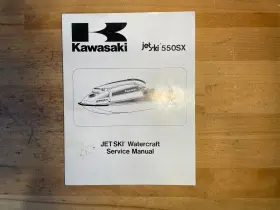 99924-1120 Kawasaki 1990 Js550sx Jet Ski Oem Factory Service Manual