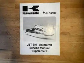 99924-1148 Kawasaki 1991-1995 Js550sx Jet Ski Oem Factory Service Manual