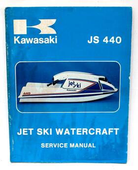 Kawasaki 99963-0001-03 Original Js 440 Jet Ski Service Manual 1978