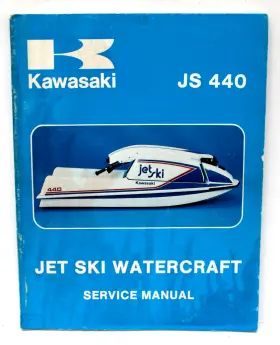 99963-0001-03 Kawasaki Original Js 440 Jet Ski Service Manual 1978