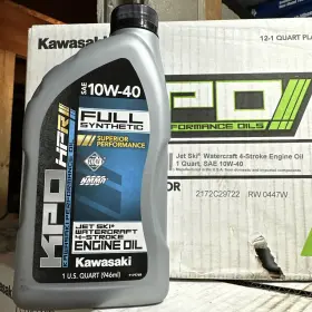 K61022-500-01q Kawasaki Kpo Jet Ski Watercraft 10w40 4stroke Oil 1quart